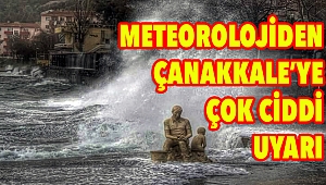 Çanakkale'ye poyraz fırtınası geliyor!