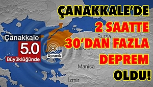 Çanakkale'de artçı depremler sürüyor!