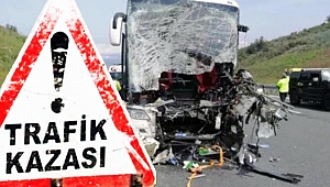 İstanbul-Çanakkale seferindeki otobüs kaza yaptı 2 ölü!