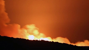  Tarihi Gelibolu Yarımadası'nda yangın!