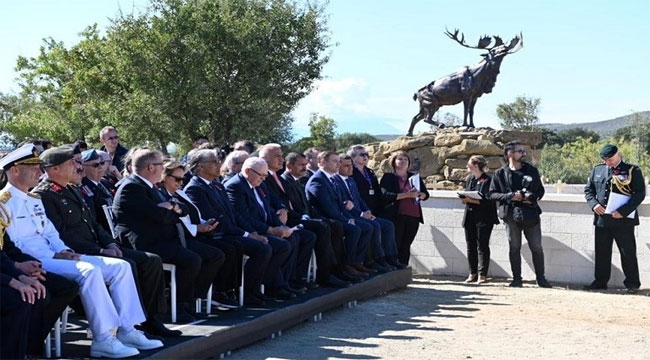 Gelibolu Tarihi Alan’da Kanada Anıtı Açıldı